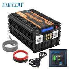 Inversor 12v/220V EDECOA 3500w onda pura /carregador de baterias