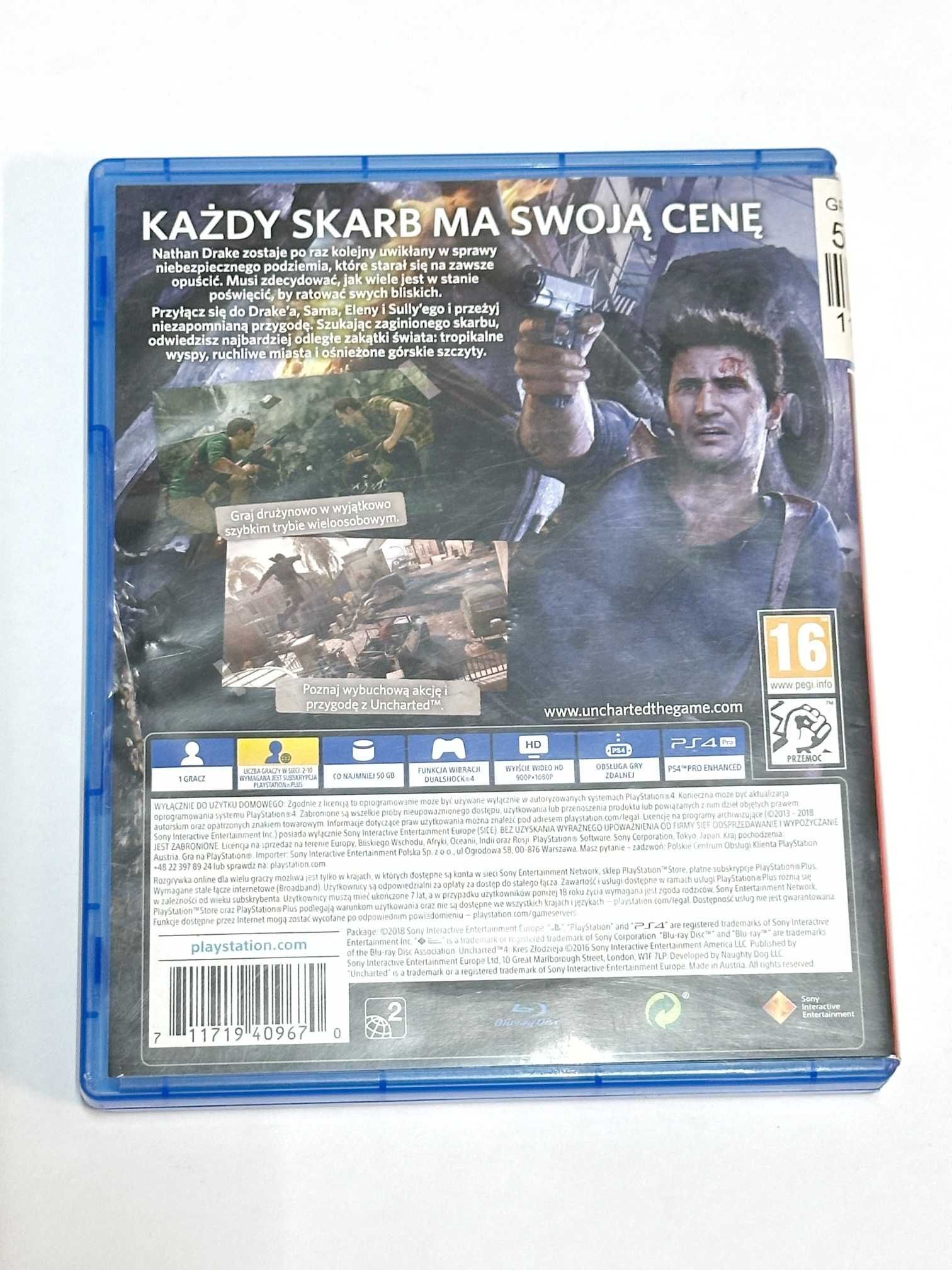 Gra Uncharted 4 (PS4)