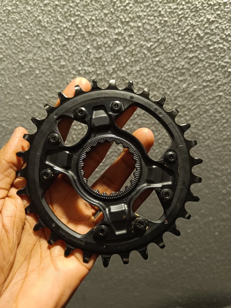 Roda pedaleira shimano XT 30 dentes direct mount