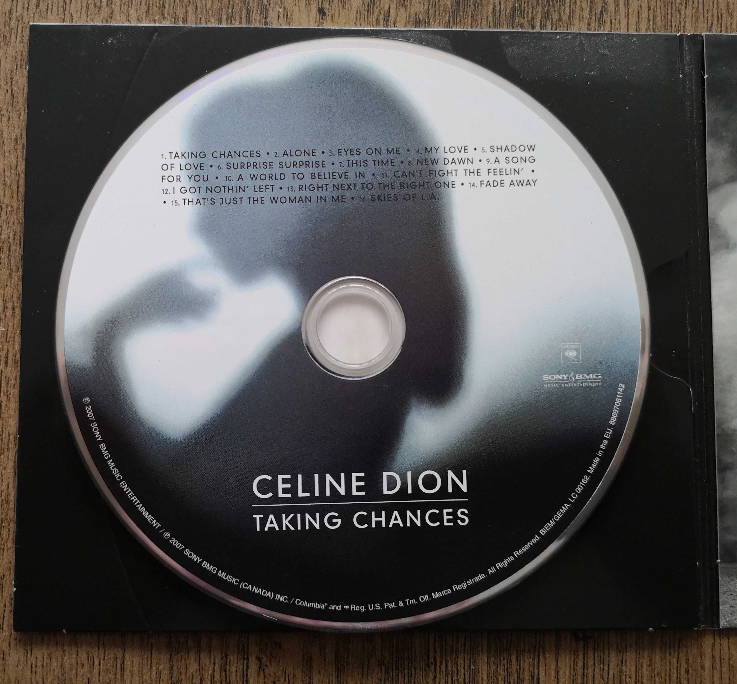 CELINE DION Taking Chances orginalna płyta CD.Stan plyty idealny.
