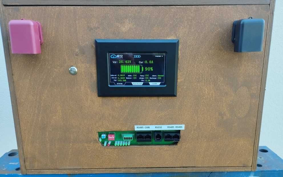 Nowy Magazyn Energii 24v, LiFePO4, 7.5 kWh