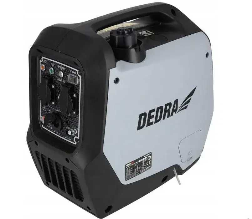 Портативний інверторний генератор DEDRA 2000 Вт бензиновий, 4-тактний