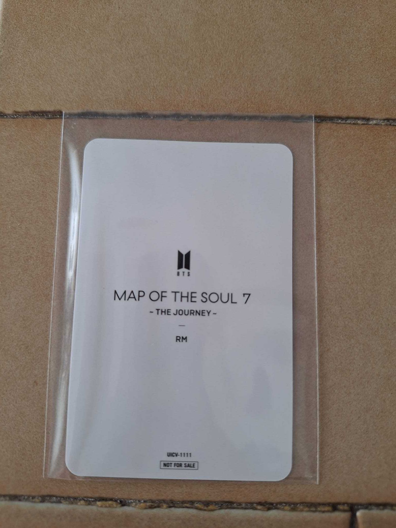 RM- BTS photocard oficial