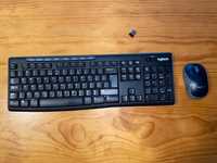 Teclado + Rato LOGITECH MK270 (Wireless - Teclado Numérico)