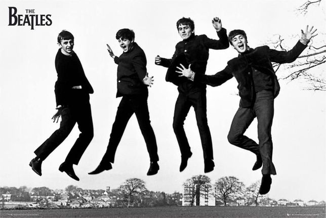 The Beatles jump plakat 61 x 91,5 cm