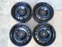 4 oryg. nieużywane felgi stalowe 15 VW, Seat, Audi 5x100, ET40, 5,5J