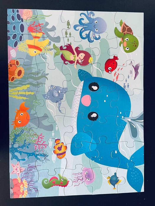Puzzle de chão - Oceano 35 peças