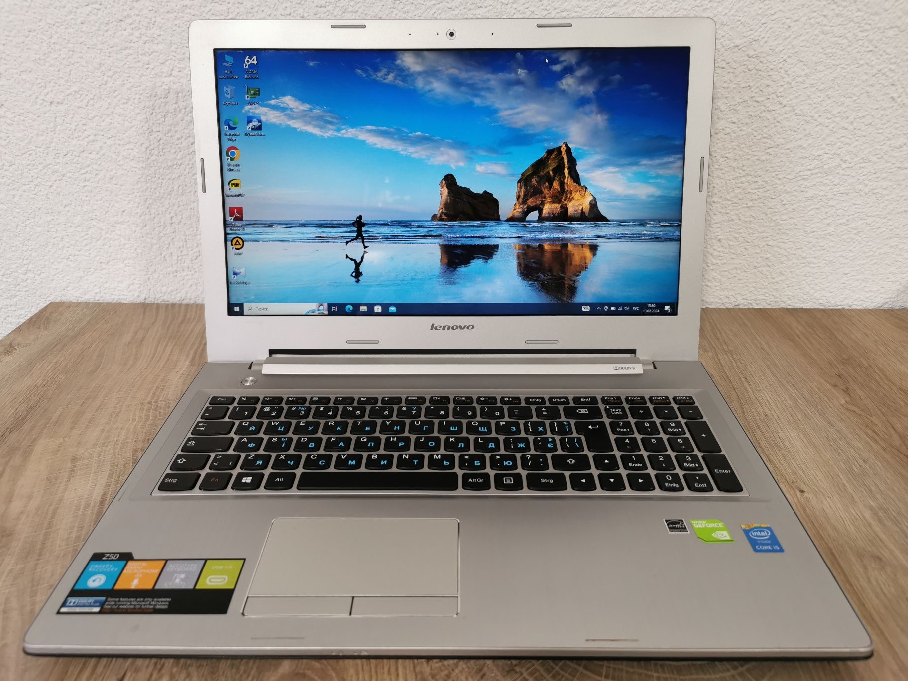 Lenovo Z50-70, Core i5 - 4210u, GeForce 840M, ram 8gb, SSD + HDD