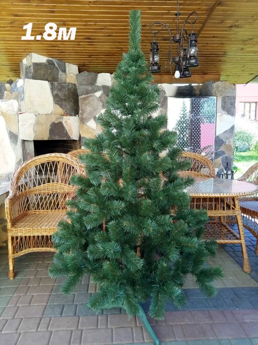 ТОП! Ялинка лита зелена, 1.5-2,3м зелена, елка искусственная пвх