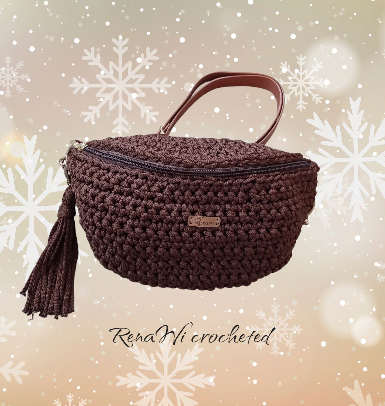 Torebka nerka, handmade