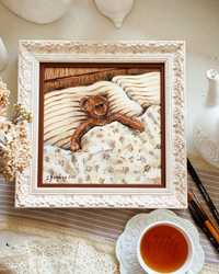 Картина «Мишка ложится спать»