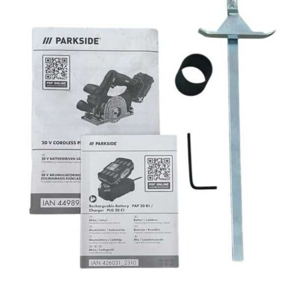 Piła wgłębna 20 V Parkside PTS 20-Li B2
