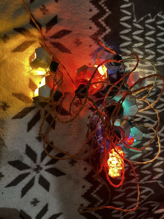 Lampki choinkowe z okresu PRL