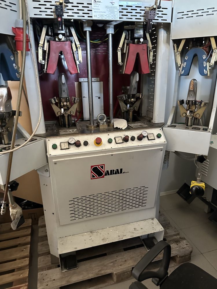 wycinarka atom HS 588 prasa hydrauliczna ćwiekarka maszyny obuwnicze
