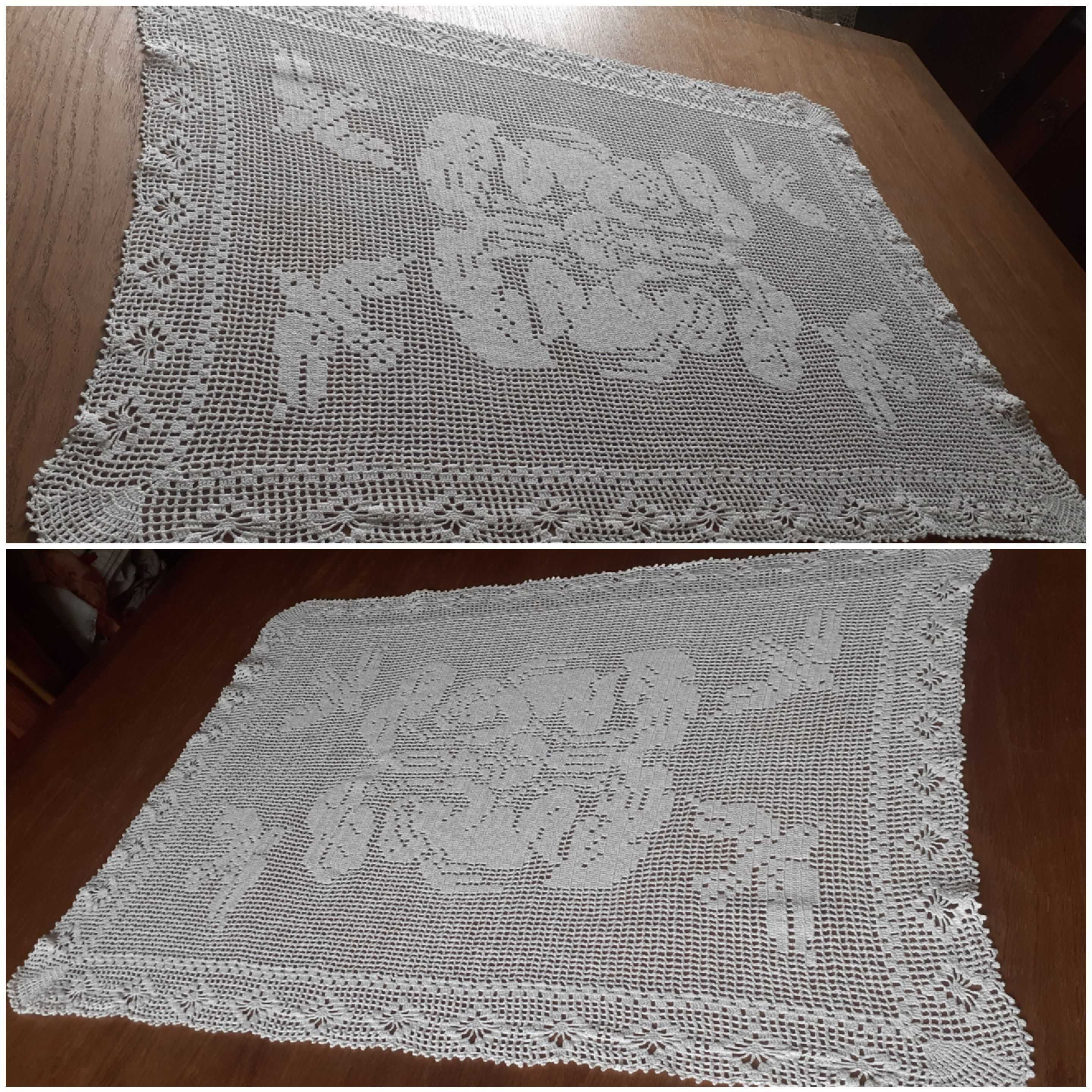 Makatka koronkowa rękodzieło Amorki