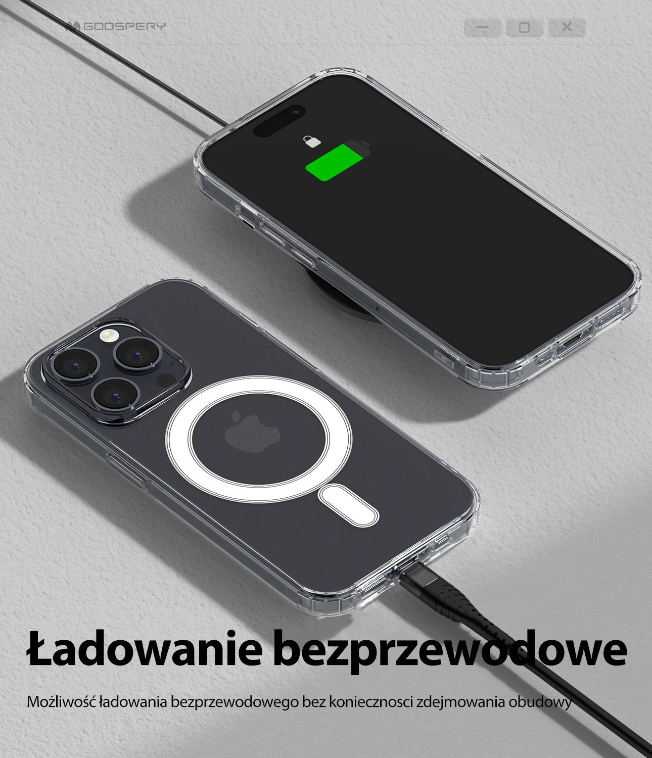 Etui do iPhone 16 Plus MagSafe Mercury Przezroczysta Obudowa