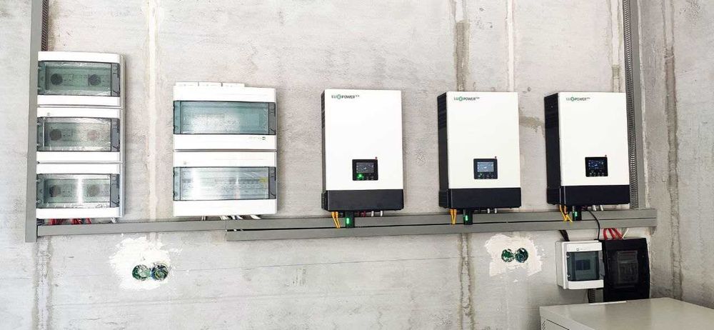 Гібридна-резервна сонячна ел. станції Гібридні 5 кВт