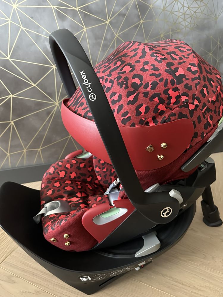 CYBEX Platinum Rockstar fotelik/nosidło + baza isofix Cloud T i-Size