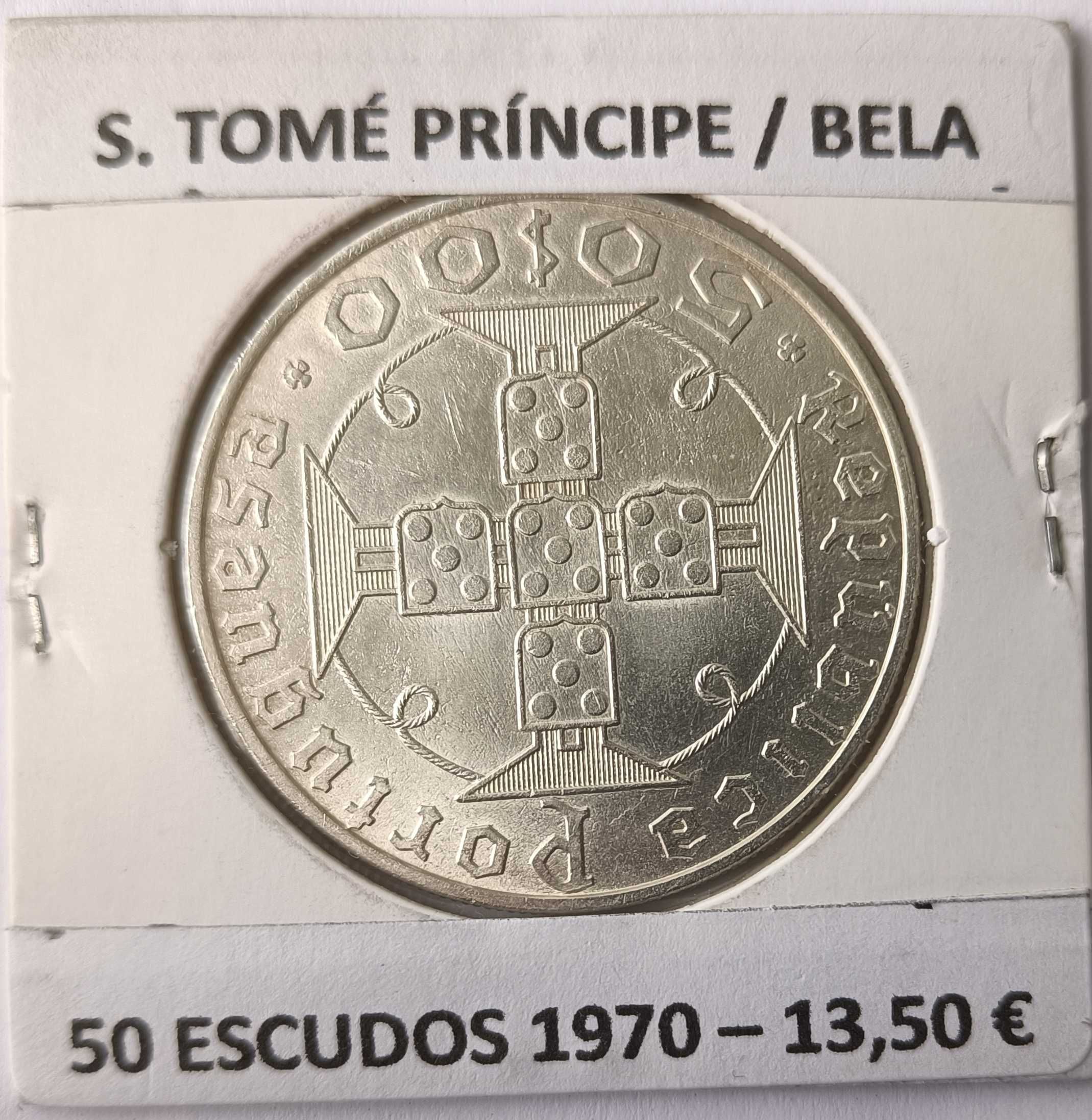 4 Moedas Portuguesas  Circuladas na Ex Colônia  de S. Tomé e Príncipe