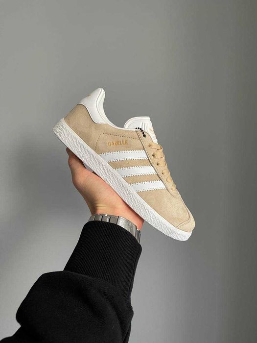 Жіночі Кросівки Adidas Gazelle Beige 36-41 (Оплата при отриманні)