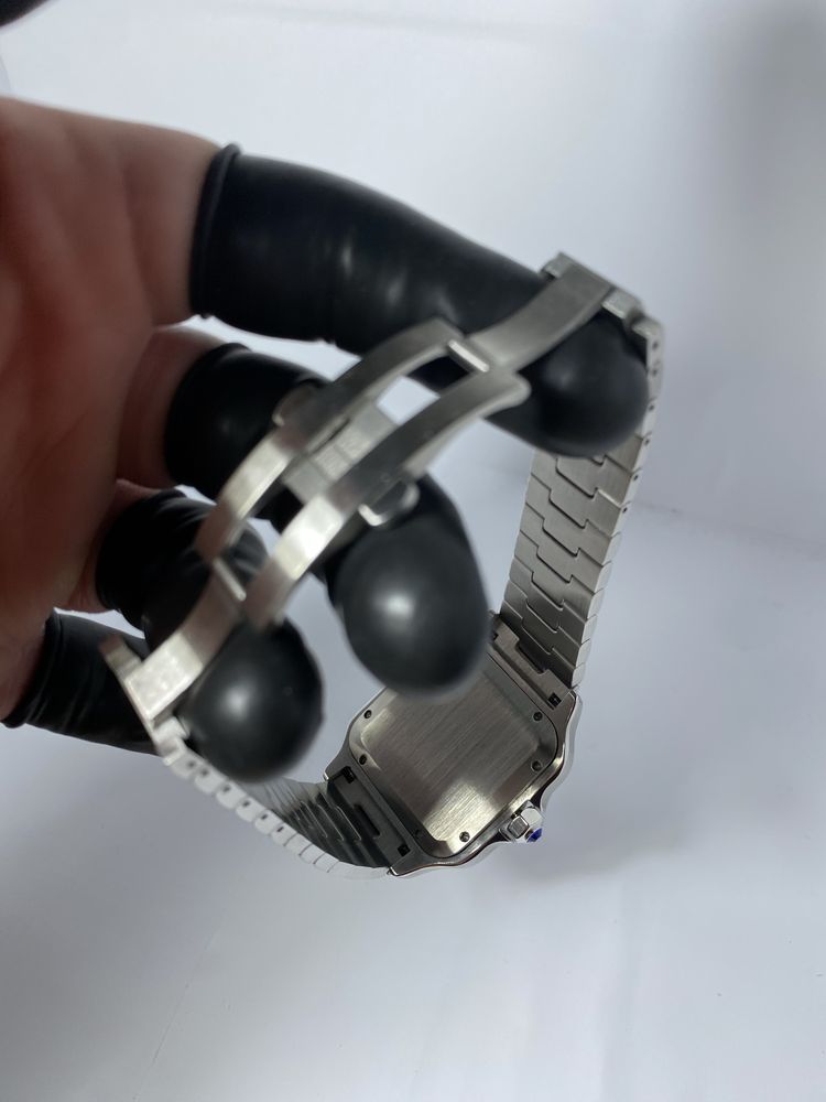 Zegarek automatyczny Seiko Mod santos cartier brazowo czarny nh35!!