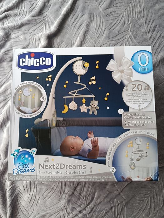 Karuzela do łóżeczka Chicco nowa