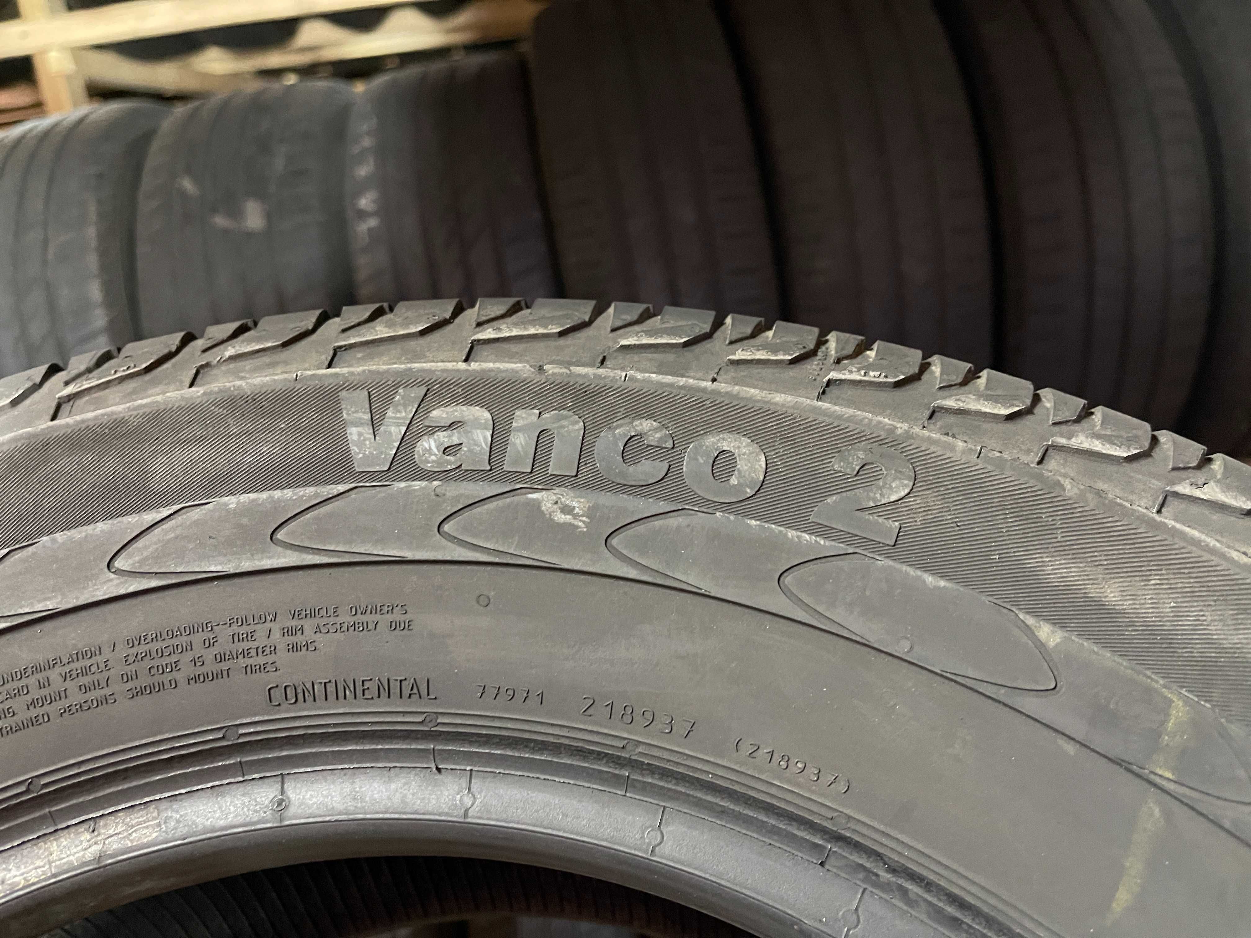 LS544 Літні шини 215/65r15c Continental Vanco 2 пара резина р15