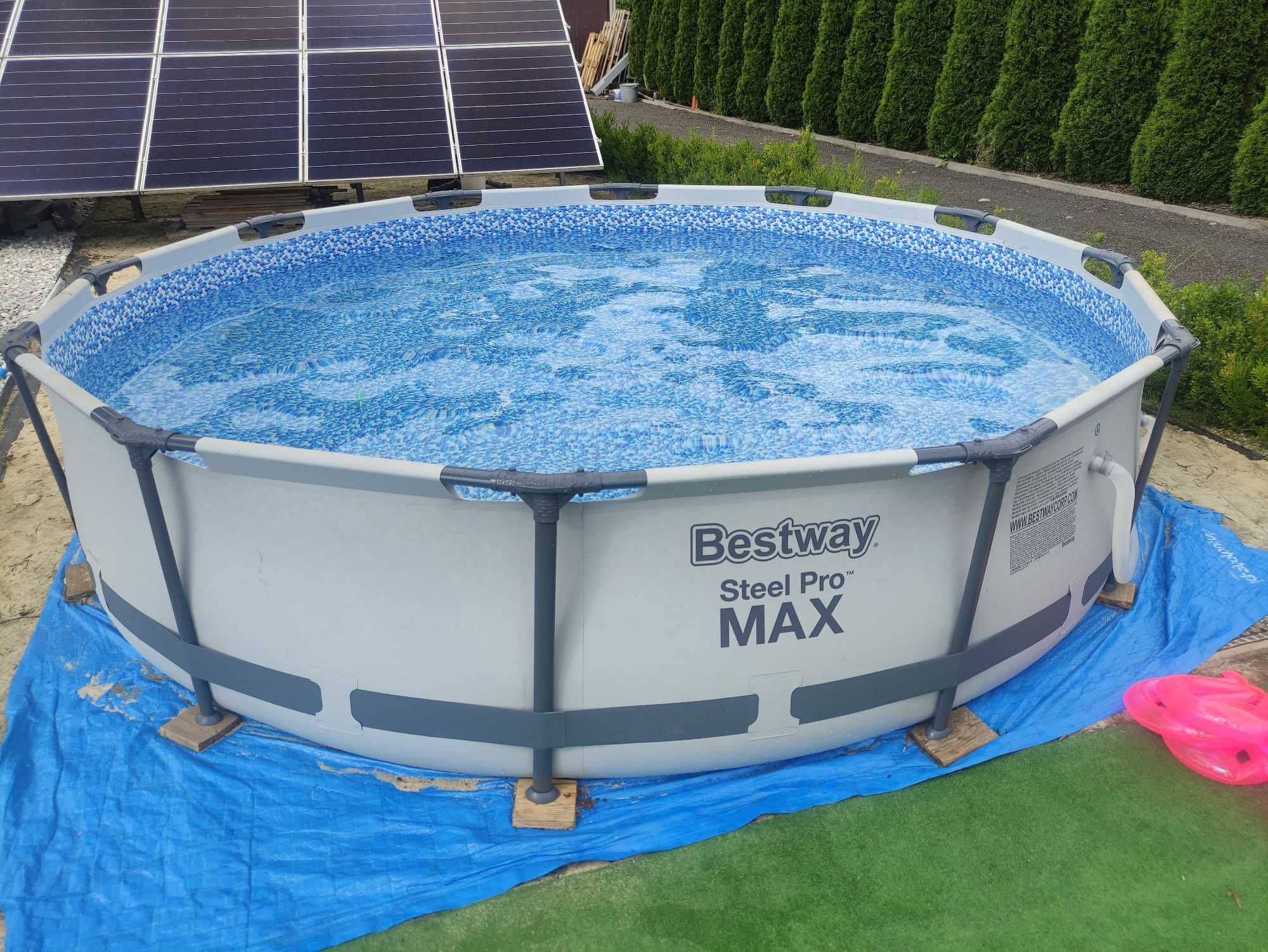 Basen stelażowy Steel Pro Max 366 x 76 cm 6473l Bestway
