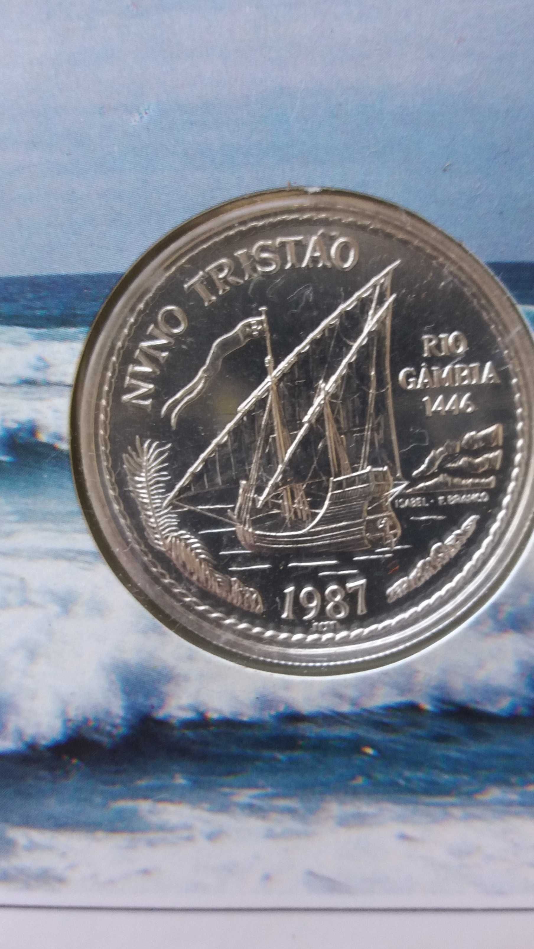 100$00, 1987, prata 0.925, Nuno Tristão