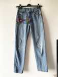 Levis 550 mom fit proste jeansy wysoki stan vintage