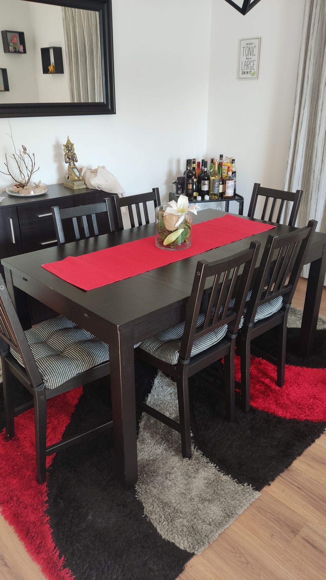 Mesa extensível Bjursta