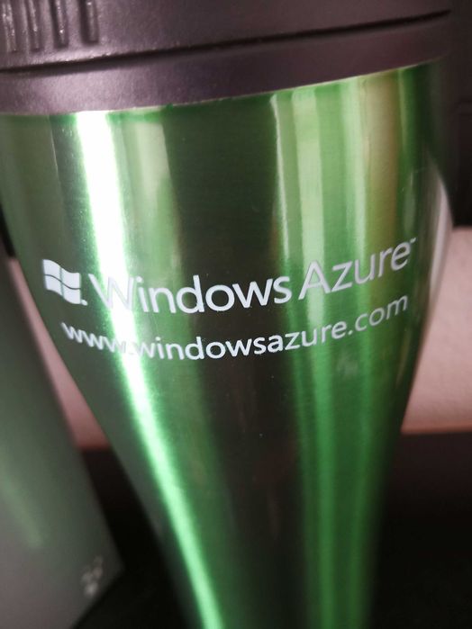 Copo térmico verde Windows Azure