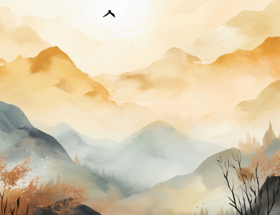 Plakat 65x50cm Zorza Świtania