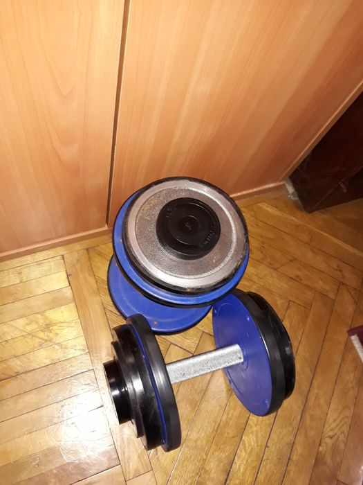 Гантели,гиря наборная.