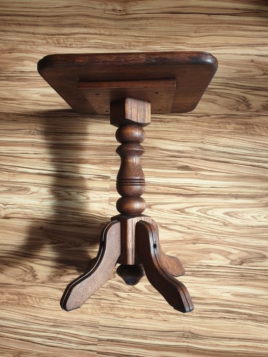 Taboret, kwietnik, stołek drewniany