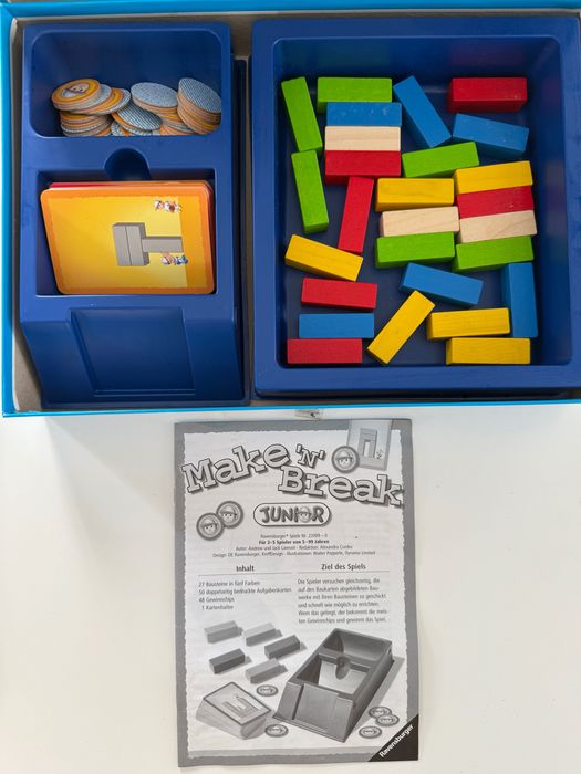 Настільна гра Будуй і Руйнуй від Ravensburger велика і міні версіі