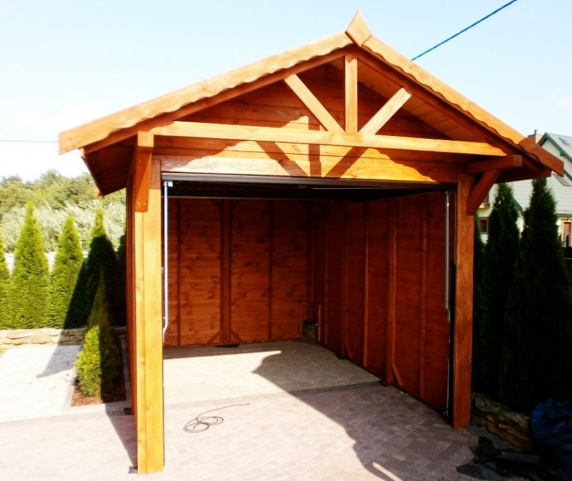 wiata drewniana,garaż,budynek gospodarczy,ogrodowy,magazyn,3x6m