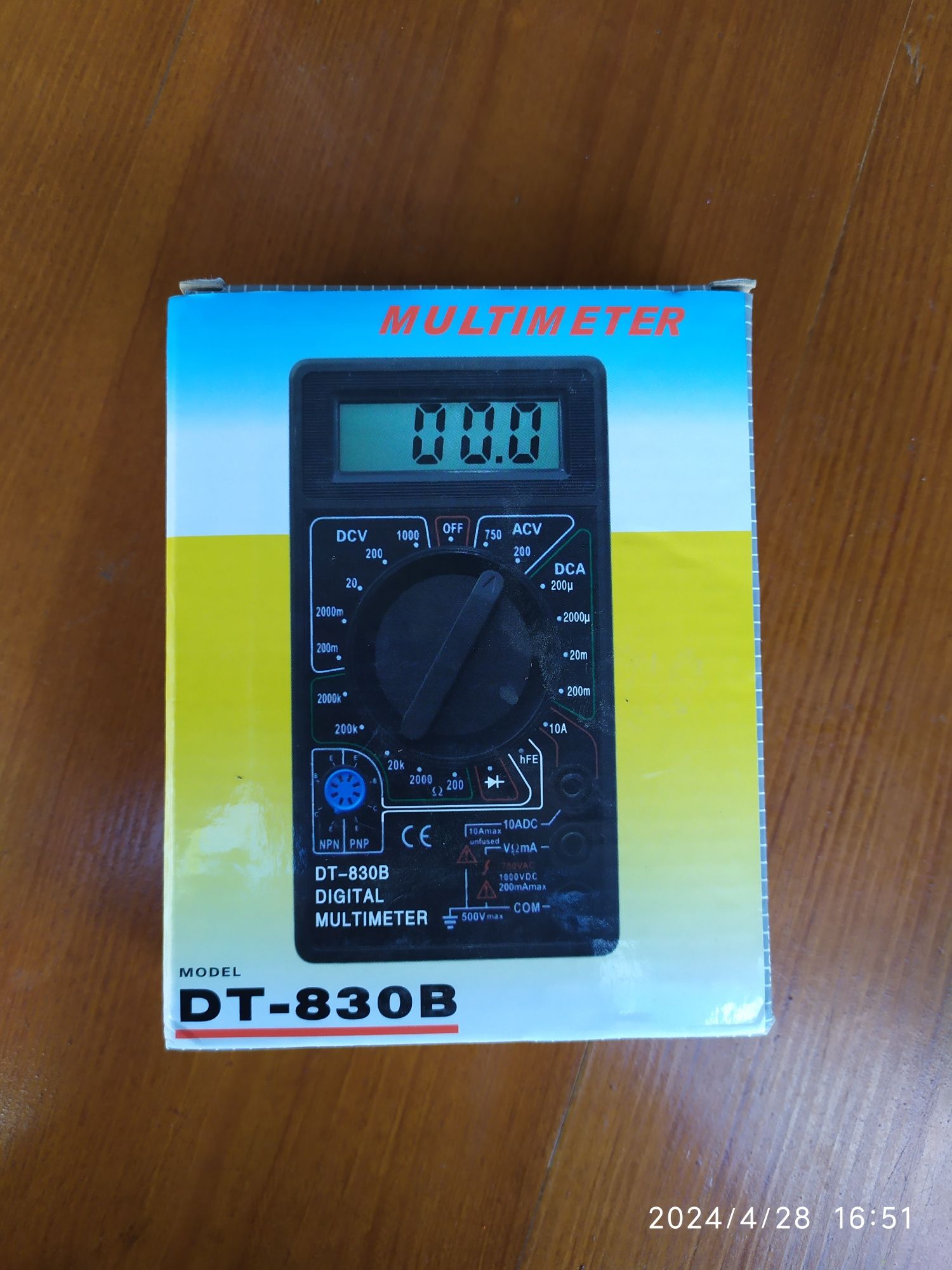 Мультиметр DT-830B