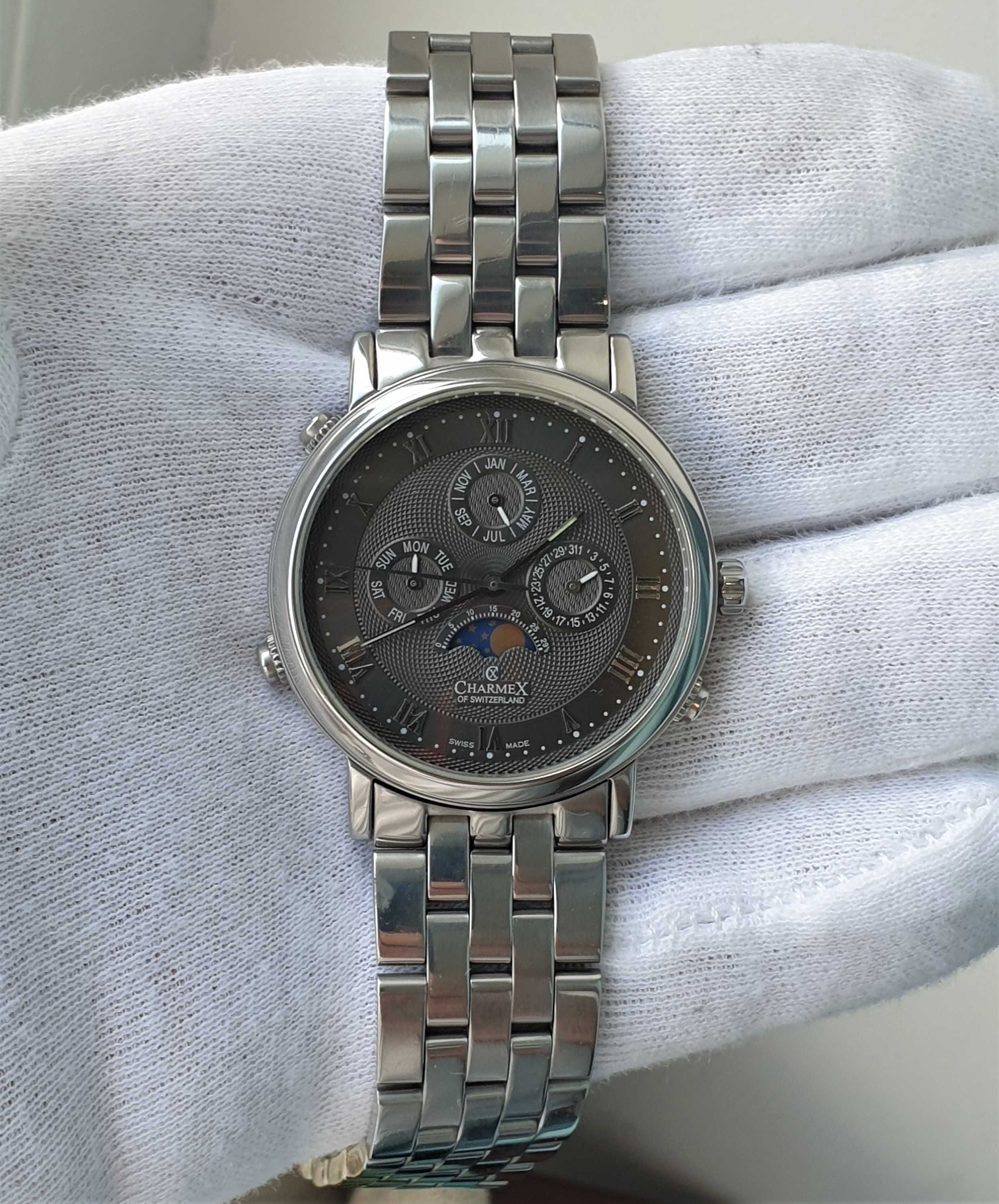 Чоловічий годинник часы Charmex CH2032 Swiss made 38mm