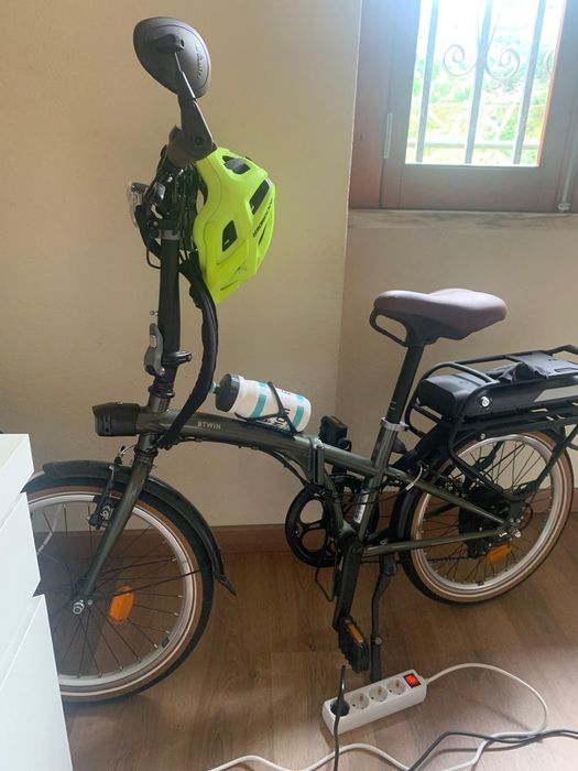 Bicicleta Elétrica Dobrável E FOLD 500 Verde