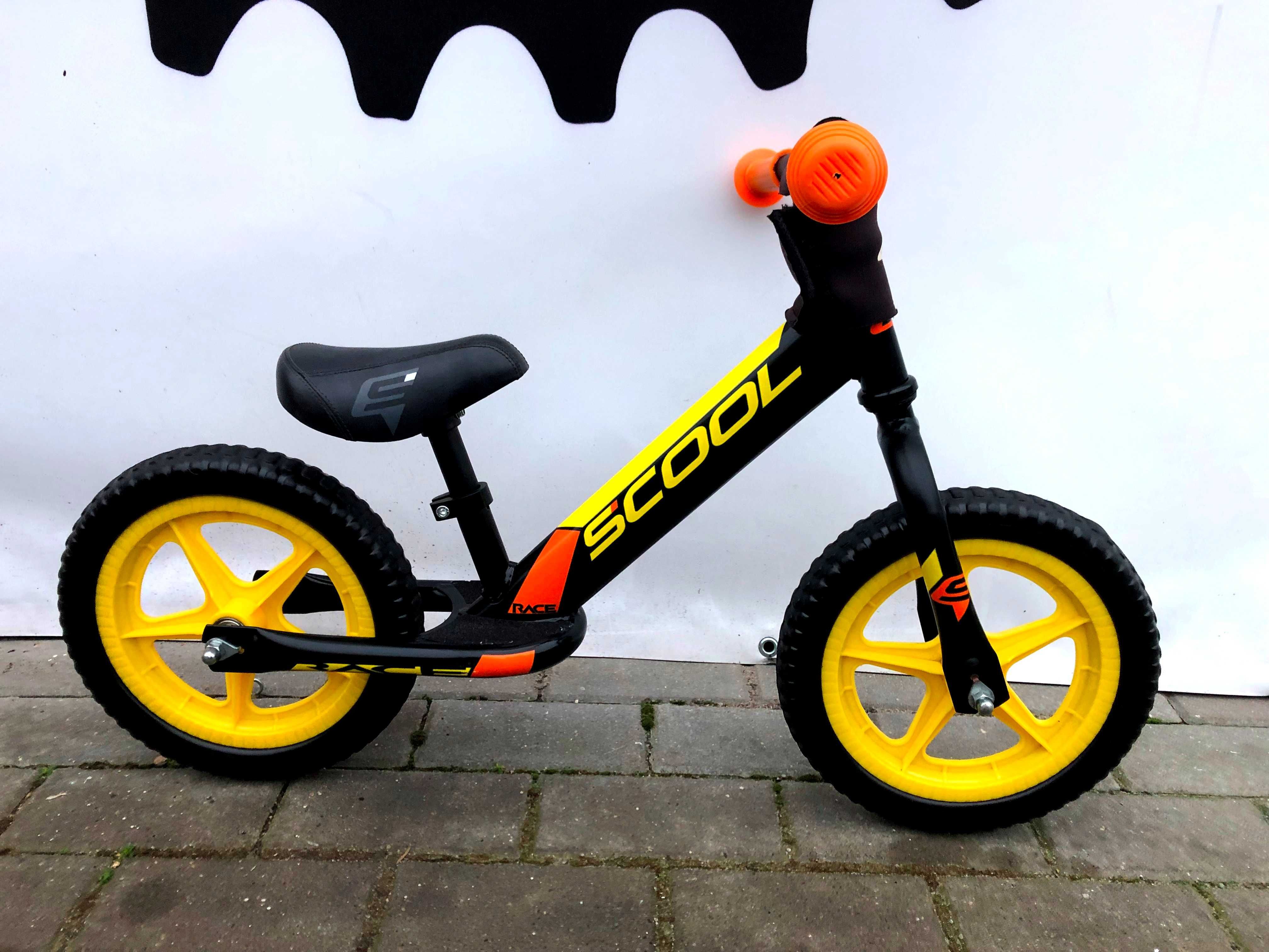 WYPRZEDAŻ ULTRALEKKI ~2,5kg Rowerek biegowy *S'Cool Pedex Race* 12cali