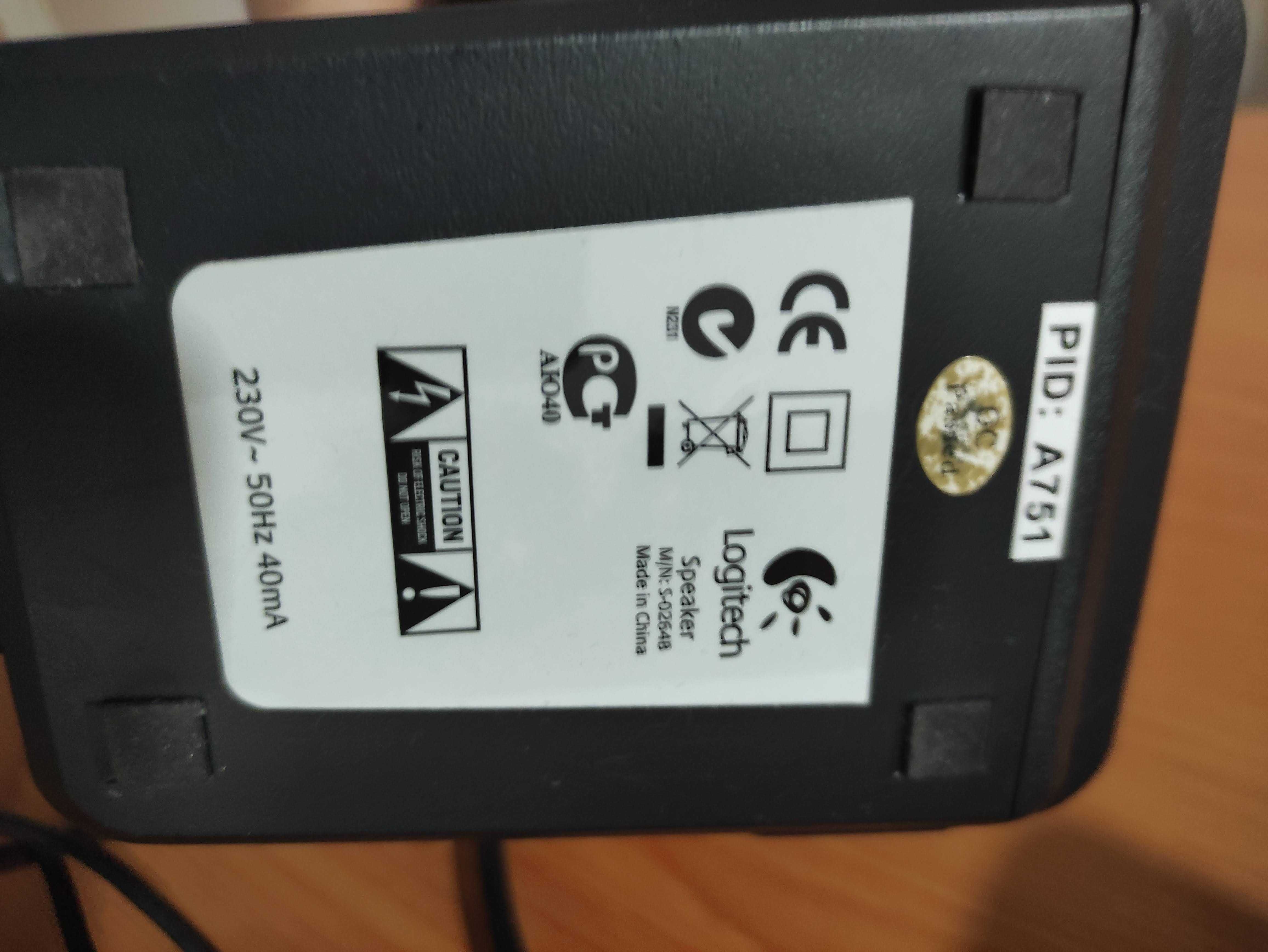Colunas Logitech PID A751 – Som de Qualidade