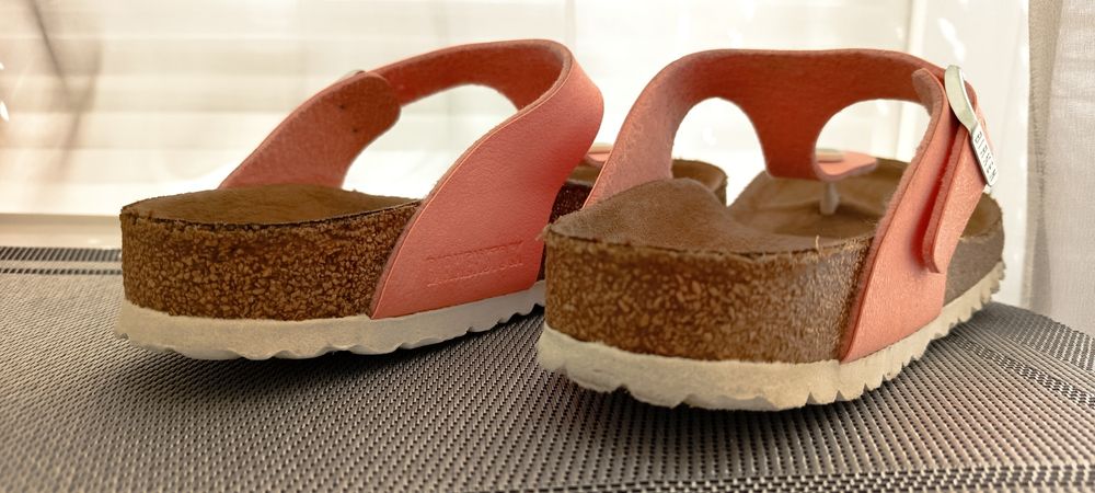 Биркенштоки шльопанці шльопки в'єтнамки Birkenstock Gizeh 39 рожеві
