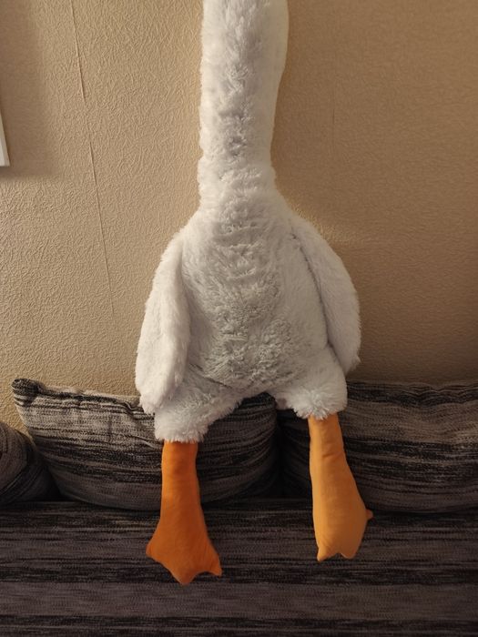 М'який метровий гусь іграшка дитяча