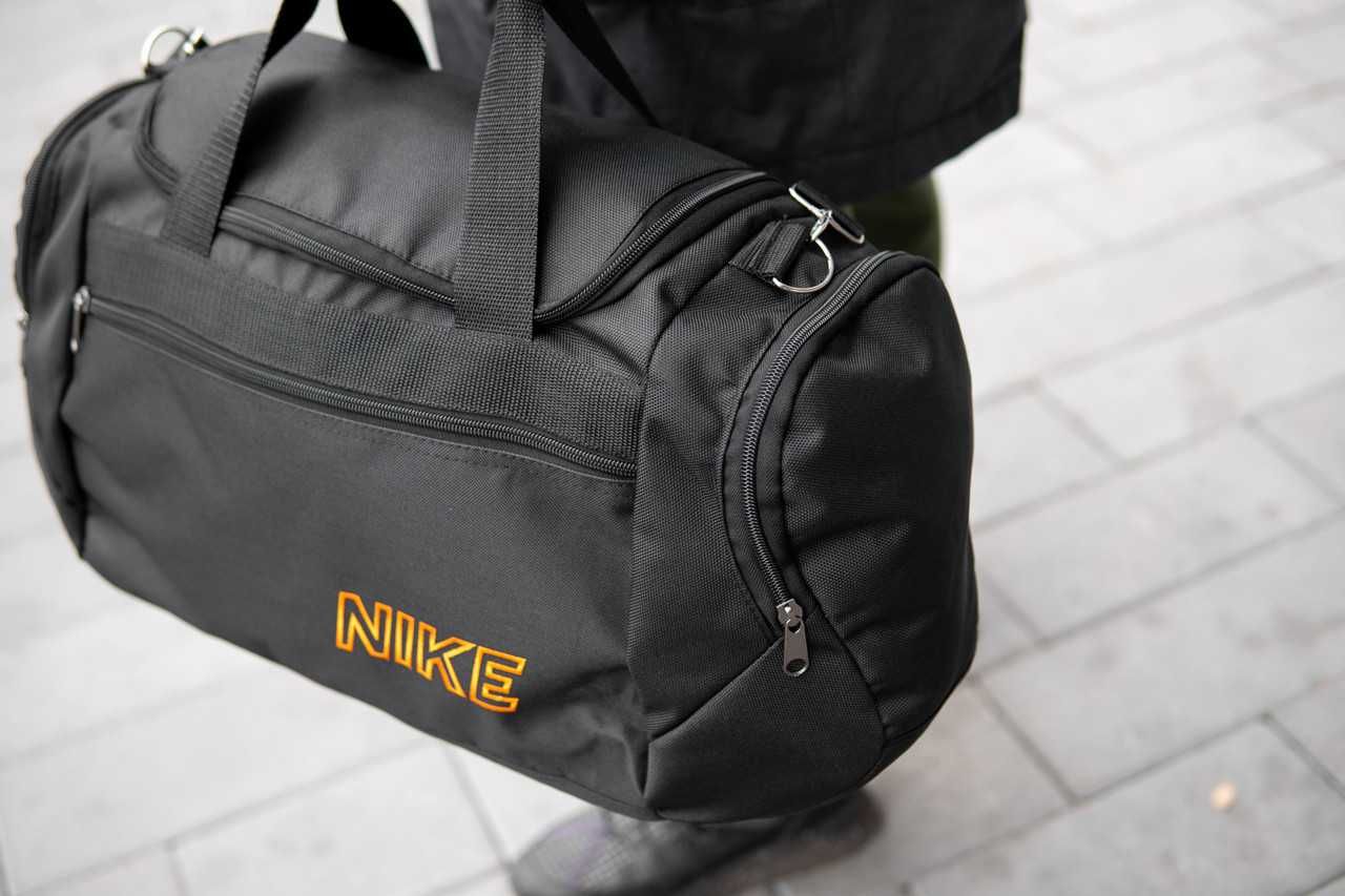 Спортивна сумка NIke orange дорожная для тренировок и путешествий