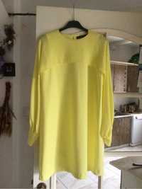 Sukienka żółta nowa Zara XS/S