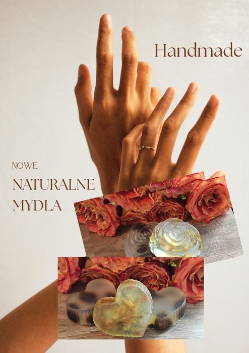 Ręcznie robione mydełka glicerynowe-naturalne, unikatowe, na prezent
