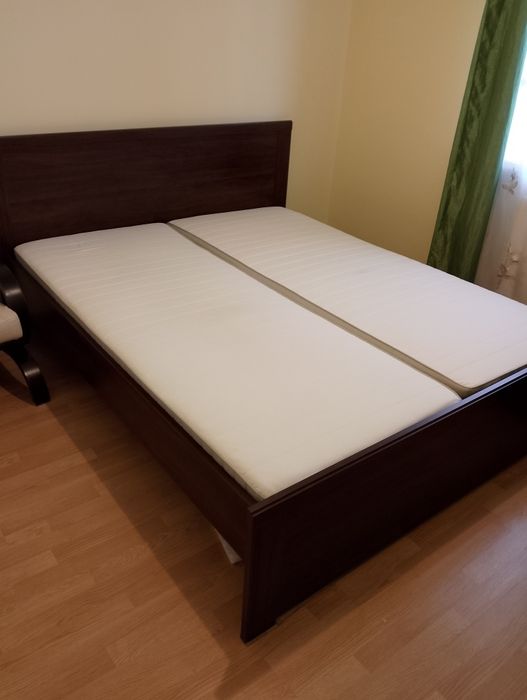 Łóżko z Ikea prawie nowe + dwa materace