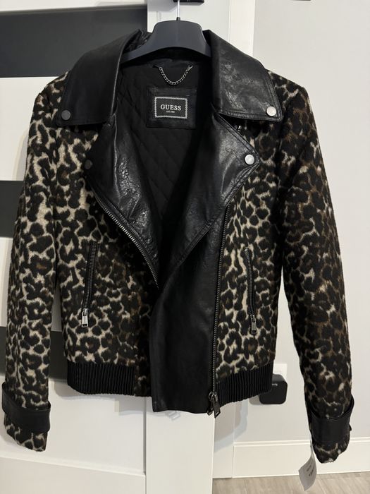 Ramoneska Guess nowa 36 leopard ocieplana