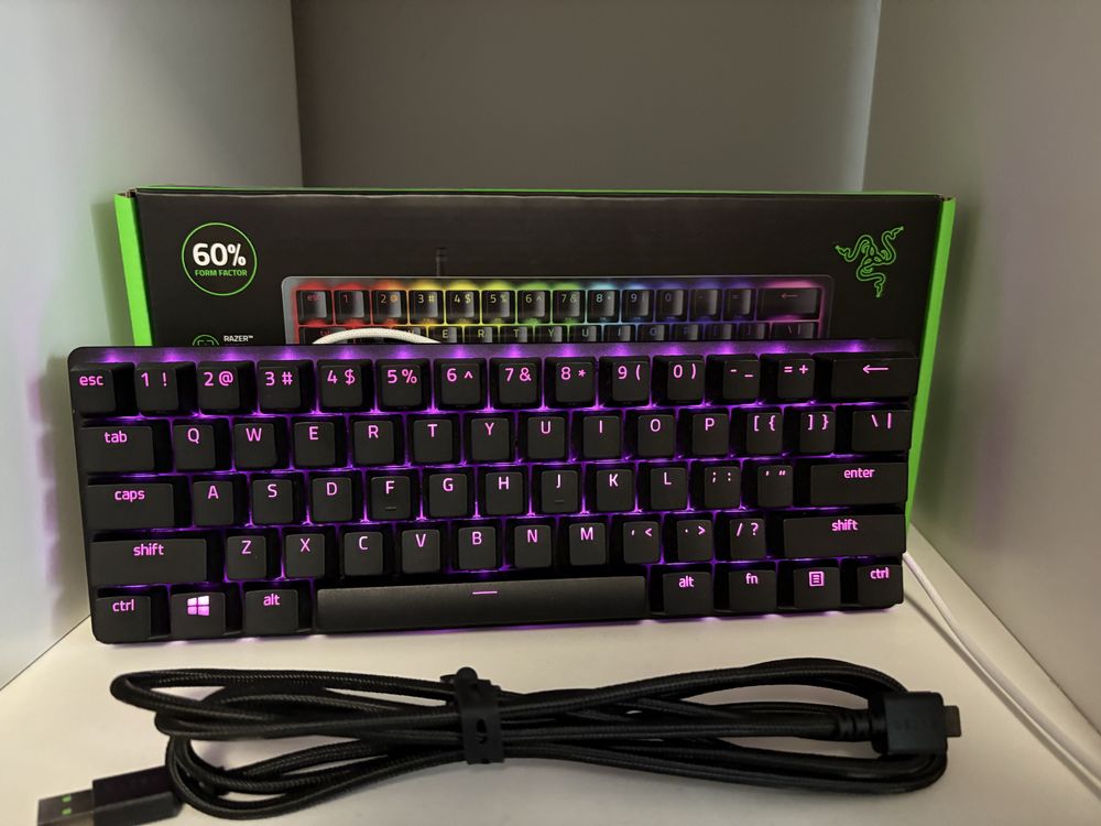 Klawiatura razer huntsman mini purple switch